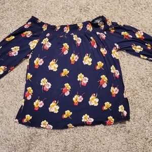 Cute off-the-shoulder top